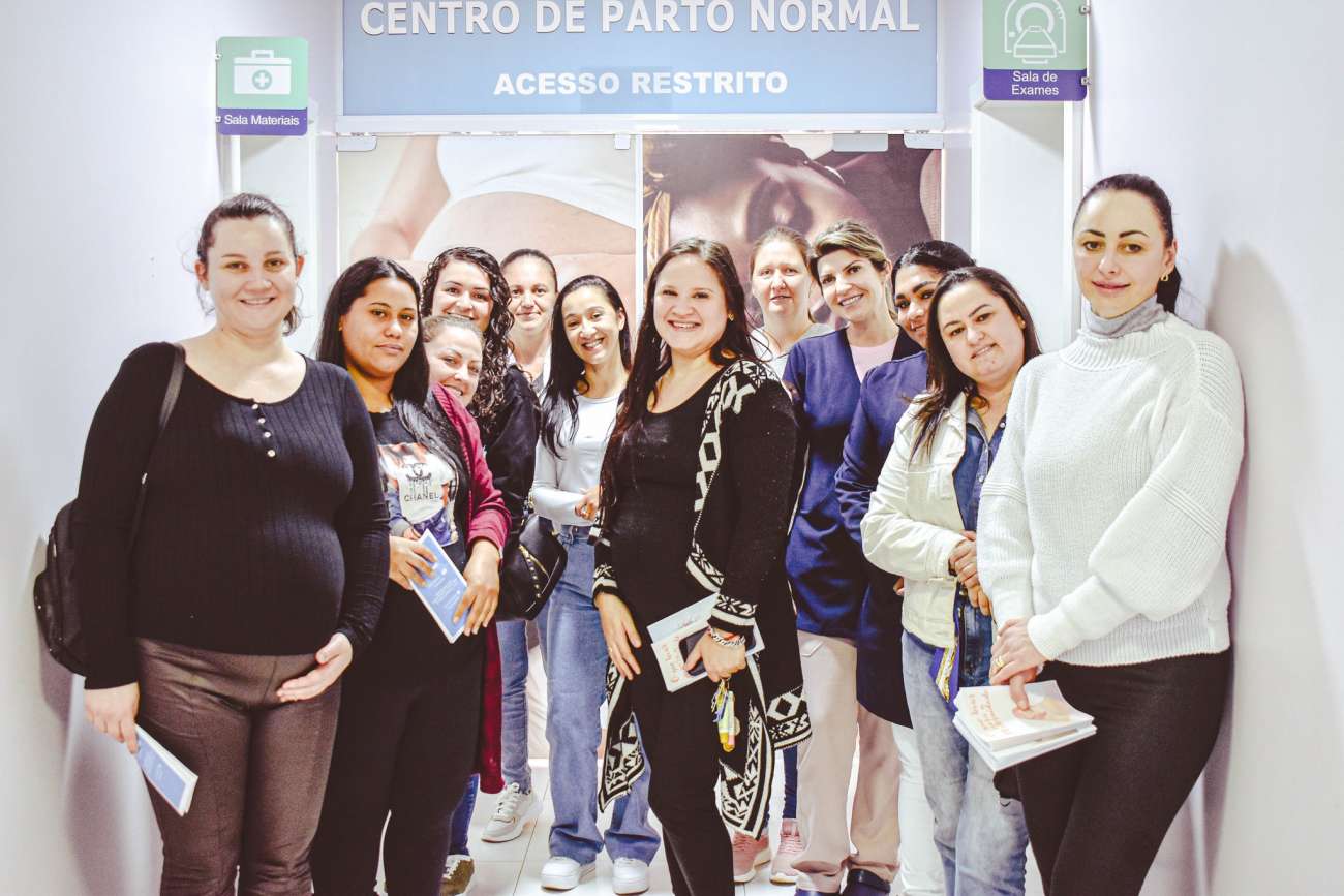 Gestantes de Ibiaçá visitam Hospital Santo Antônio de Tapejara