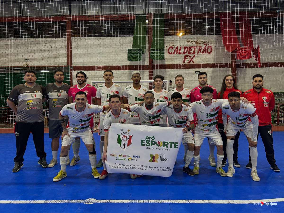 Tapejara Futsal enfrenta o Fontoura Xavier pela última rodada da Fase Classificatória do Gauchão Série B