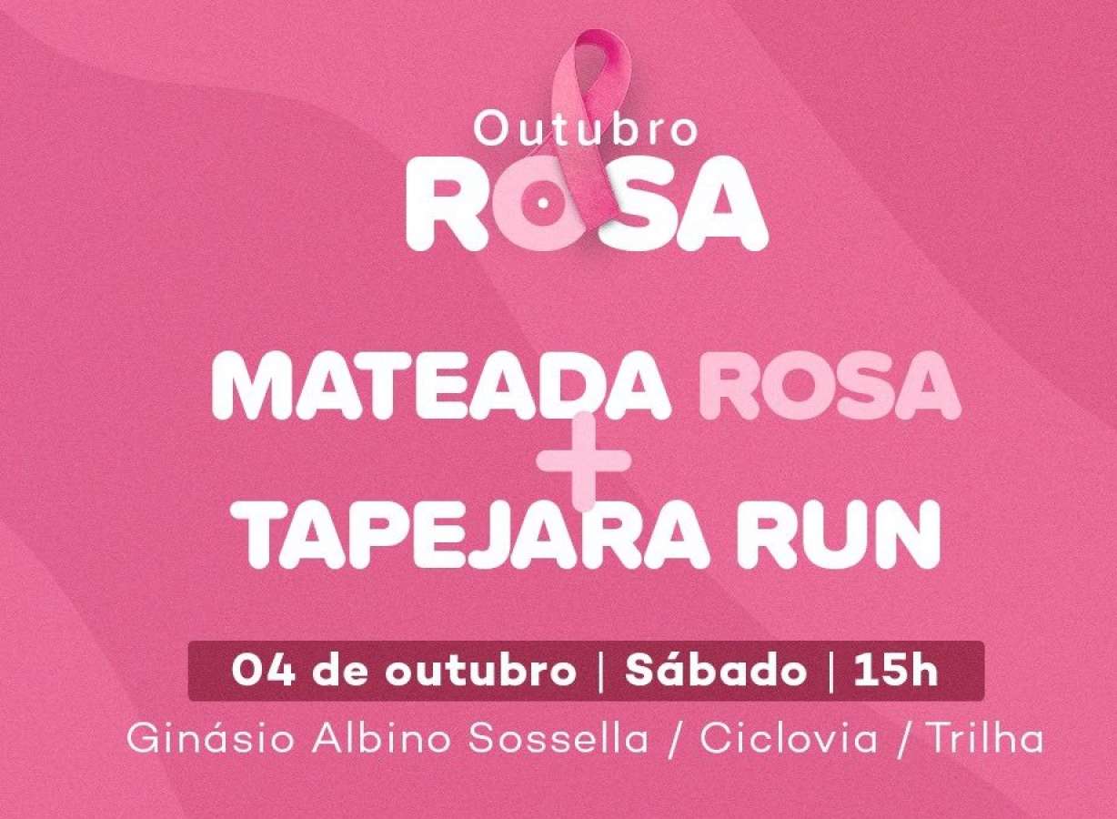 Tapejara inicia programação do Outubro Rosa com caminhada e corrida