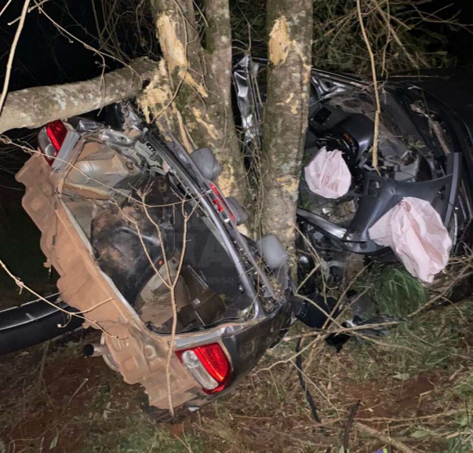 Saída de pista deixa uma vítima fatal entre Pontão e Ronda Alta