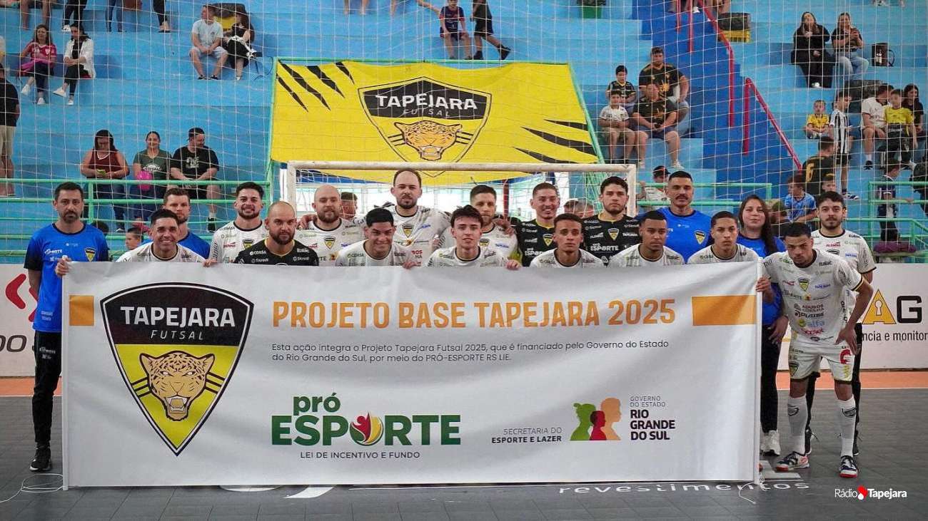 Pelas oitavas de final do Gauchão, Tapejara Futsal enfrenta o Santa Cruz Futsal