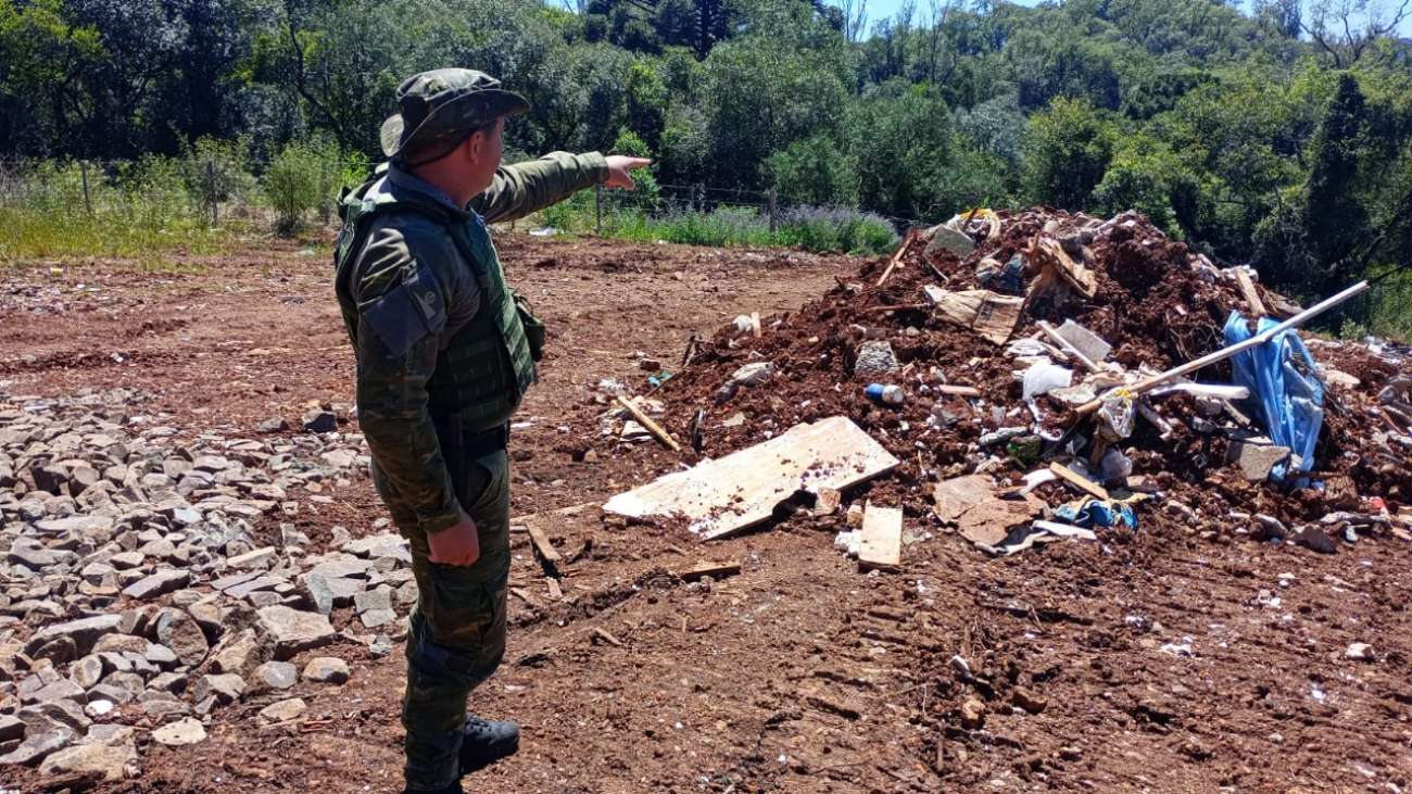 Brigada Militar constata crime ambiental e irregularidades em empreendimento de Lagoa Vermelha