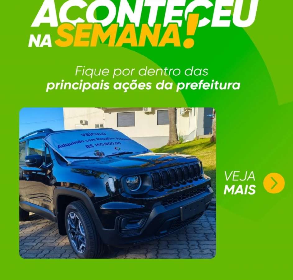 Santa Cecília do Sul adquire novo veículo para o Poder Executivo