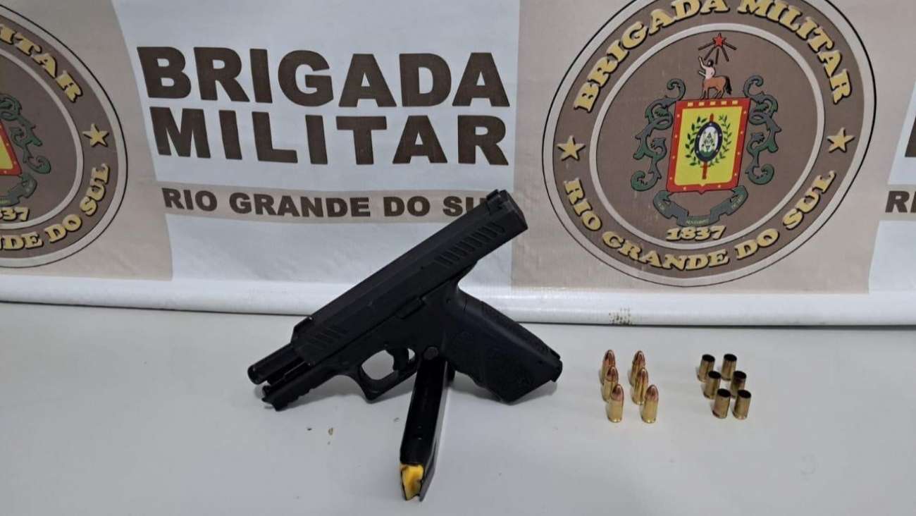 Dupla é presa por porte ilegal e disparo de arma de fogo em Getúlio Vargas