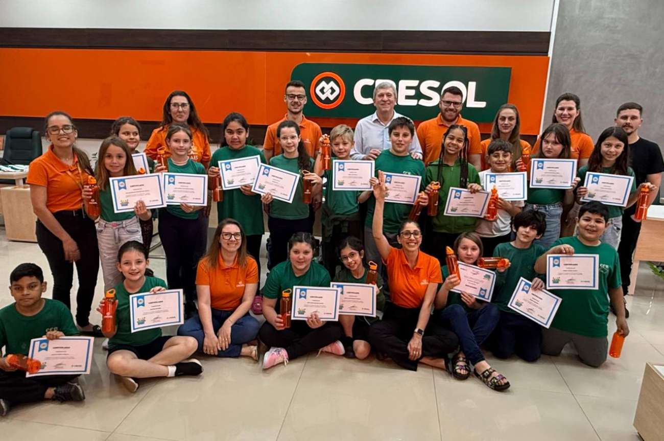 Parceria entre Prefeitura e Cresol incentiva educação financeira e ações sustentáveis em Tapejara