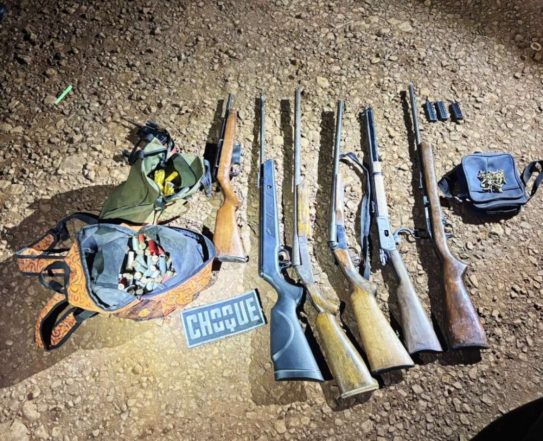 Ação do 3º BPChq resulta na prisão de 11 indivíduos e apreensão de 8 armas de fogo em Terra Indígena de Erebango