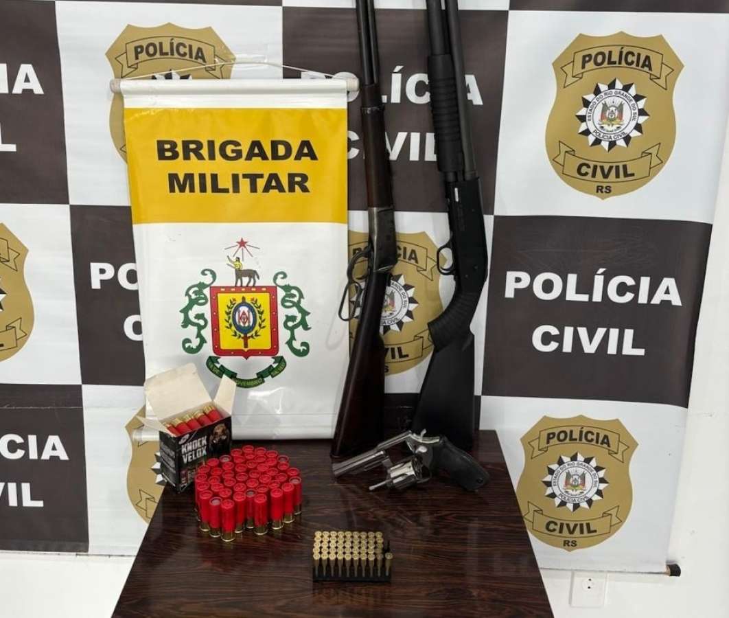 Homem é preso por posse irregular de arma de fogo em Ciríaco durante operação contra violência doméstica