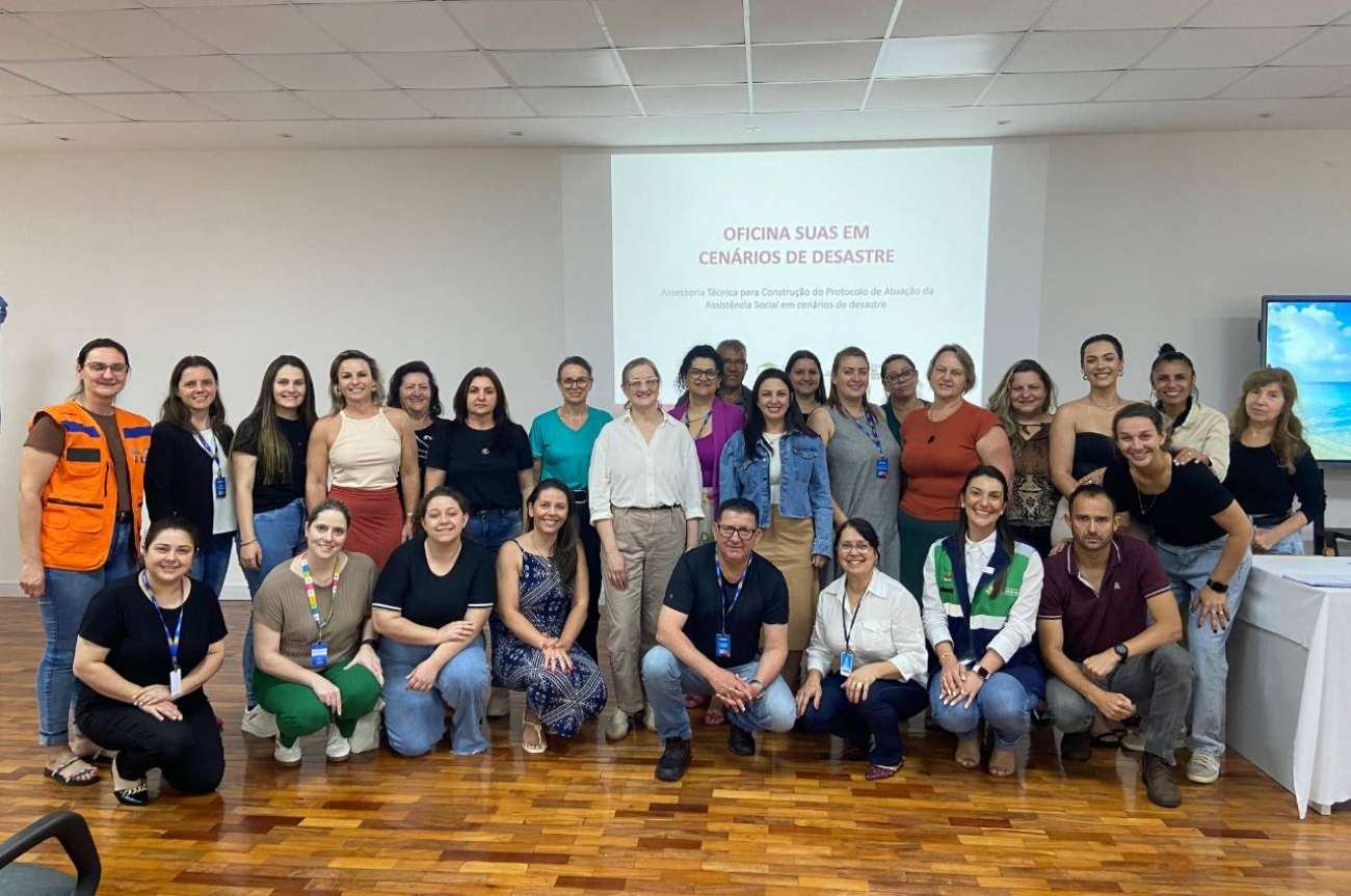 Tapejara qualifica equipes do SUAS para atuação em situações de desastre