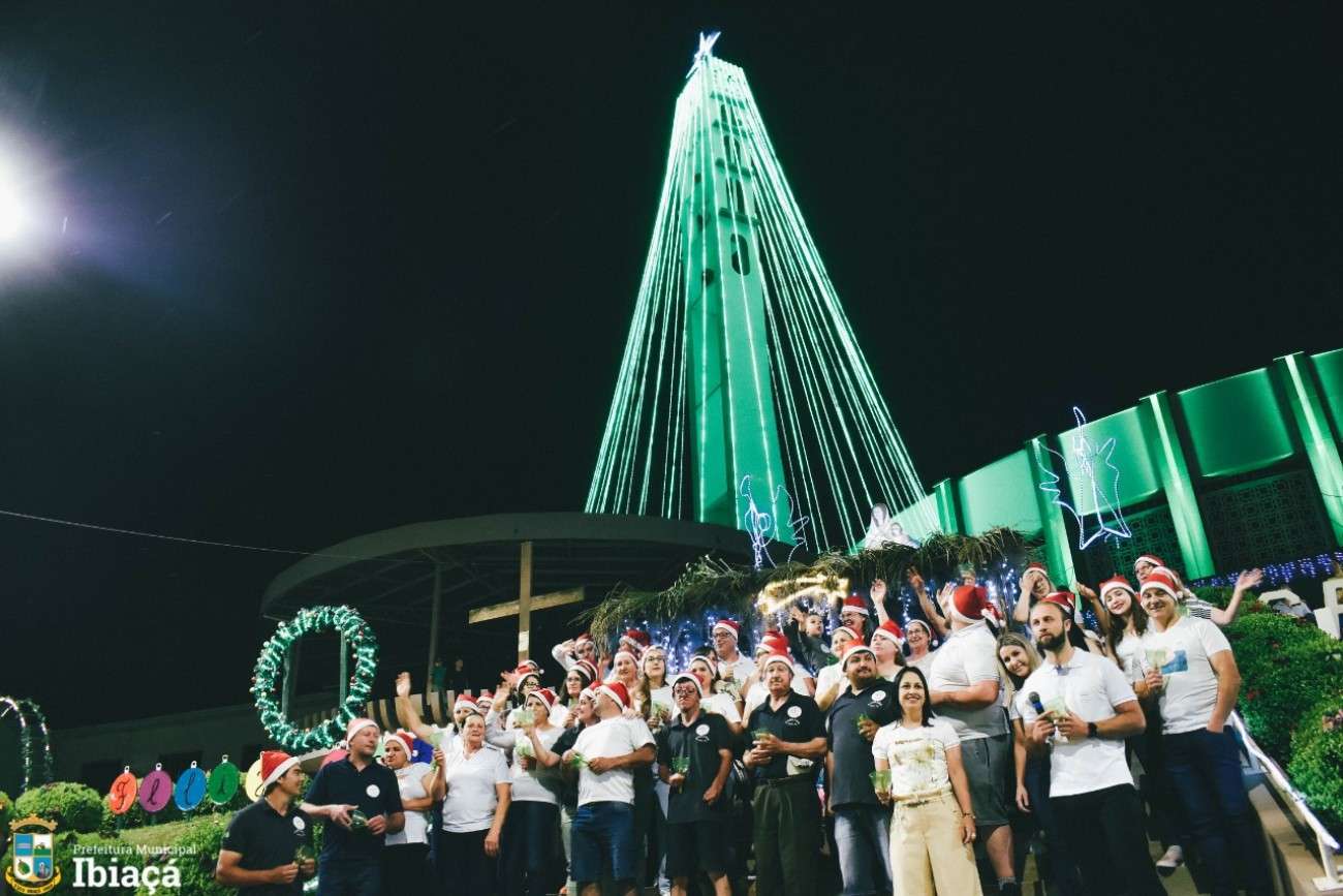 Natal dos Sonhos de Ibiaçá inicia neste sábado com celebrações e show de luzes; confira programação completa