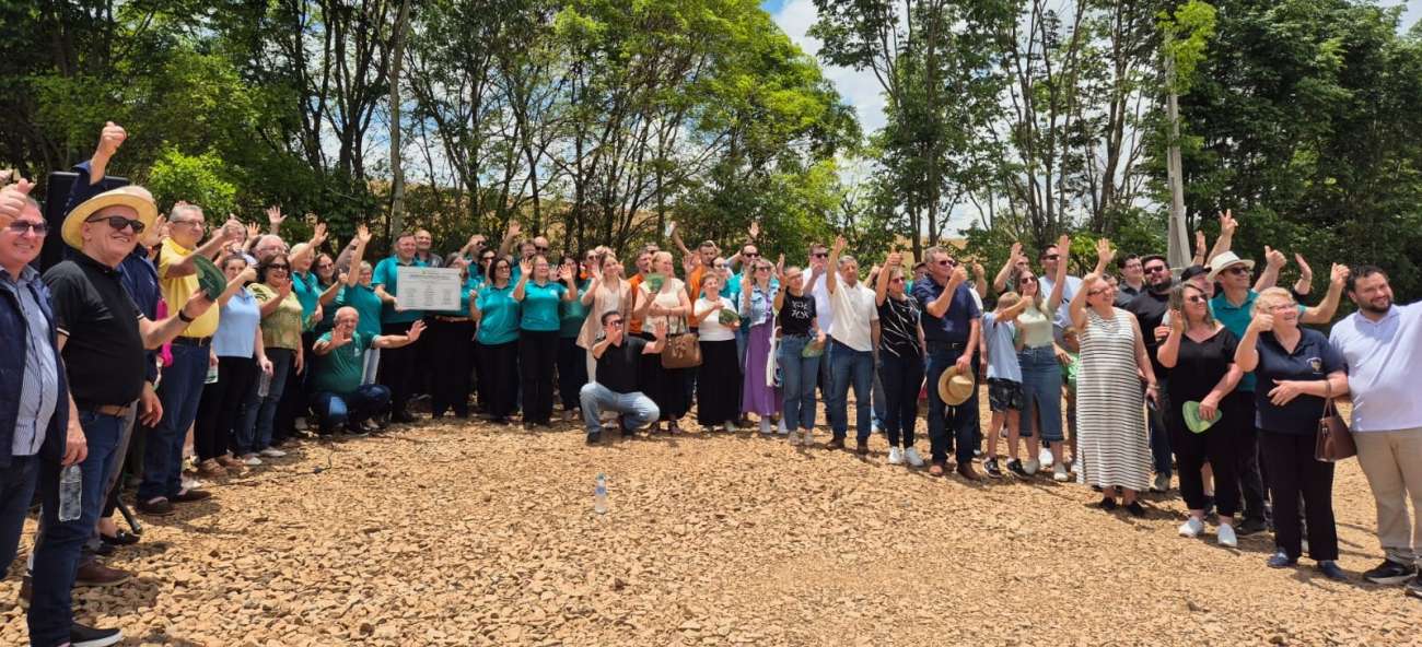 Tapejara aposta no futuro ao marcar a pedra fundamental do Santo Antônio Espaço Geriátrico