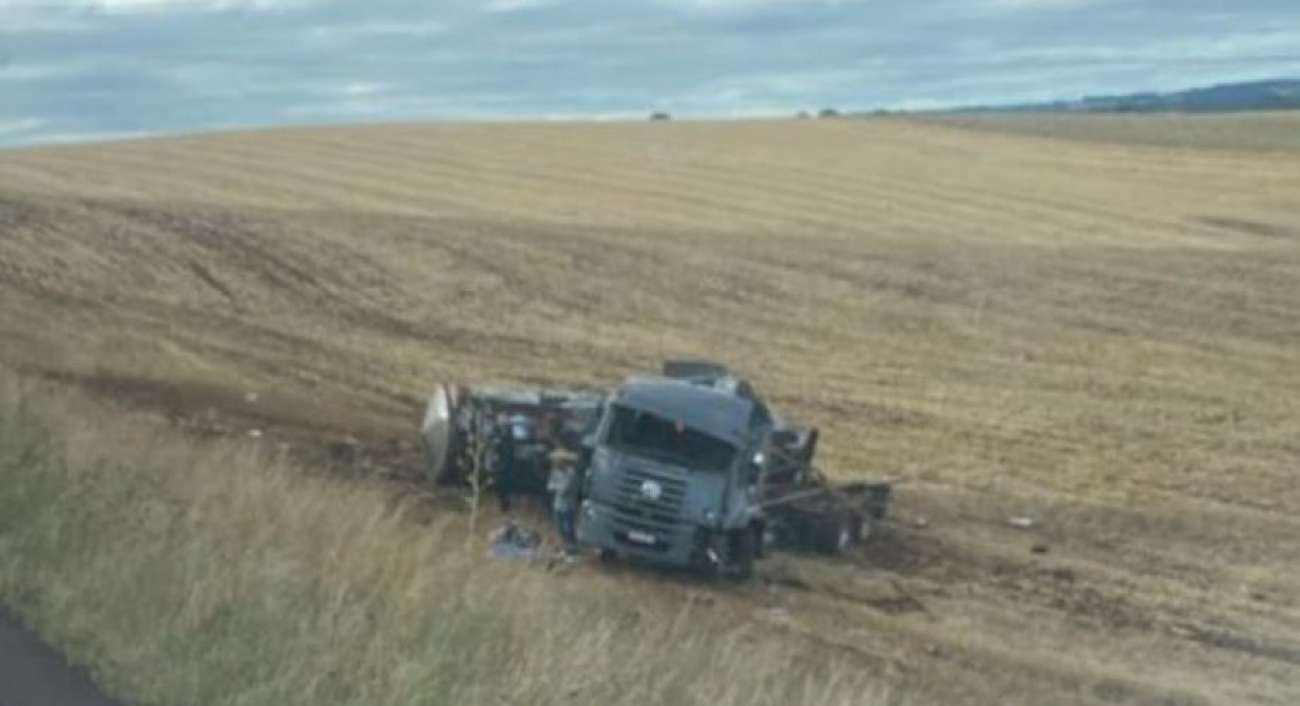 Acidente na ERS 126 entre Lagoa Vermelha e Sananduva deixa condutor ferido