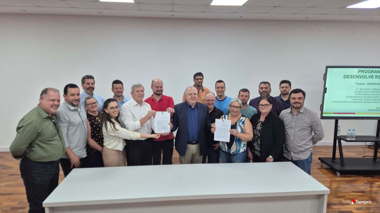 Cooperativas de Tapejara são contempladas com recursos para aproveitamento da água no meio rural