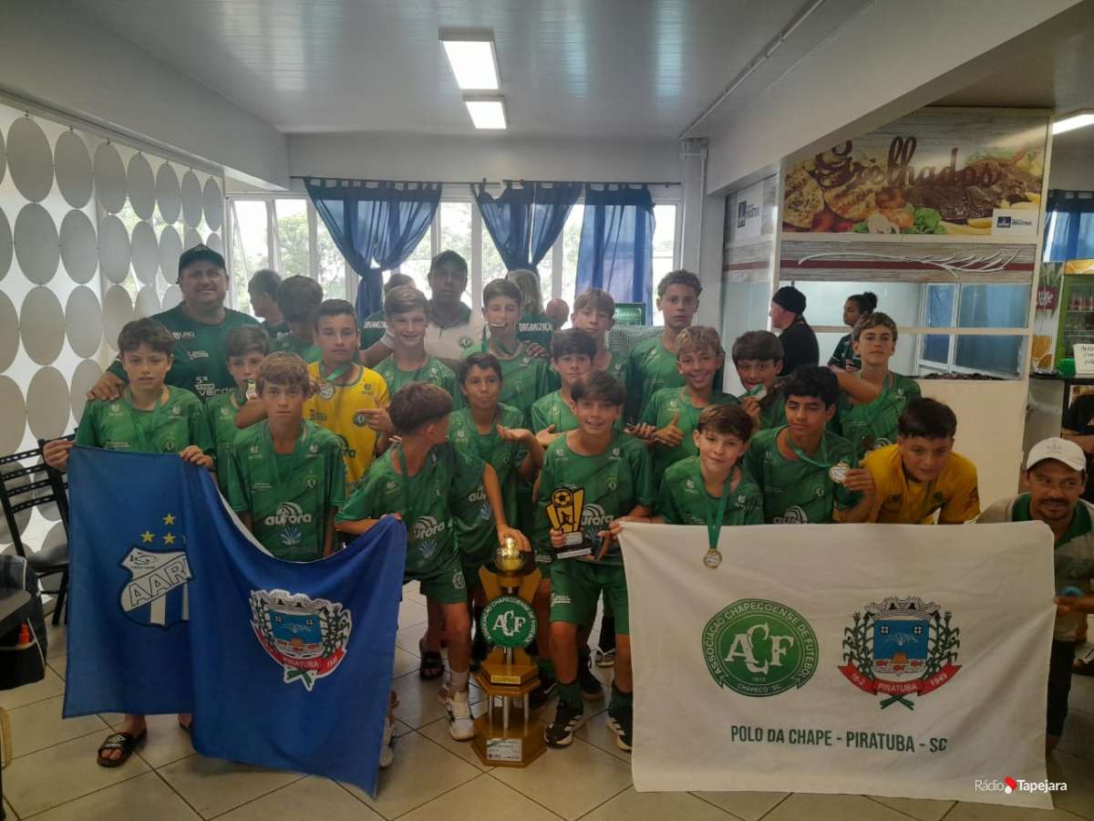 Nycolas Rafael Meirelles e João Guilherme Venâncio conquistam a Copa Verde e Branco com o Núcleo de Piratuba da Chapecoense