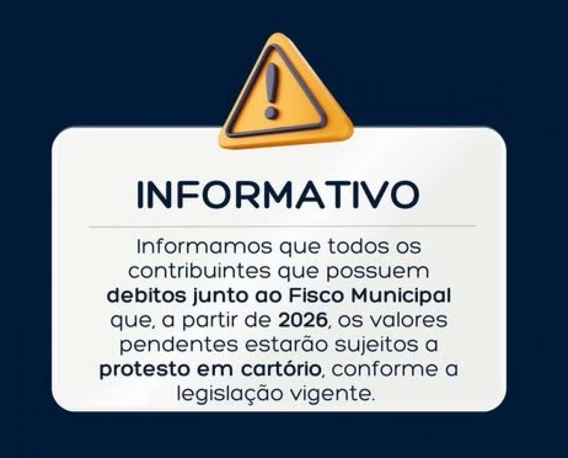 Água Santa alerta contribuintes sobre protesto em cartório para débitos a partir de 2026