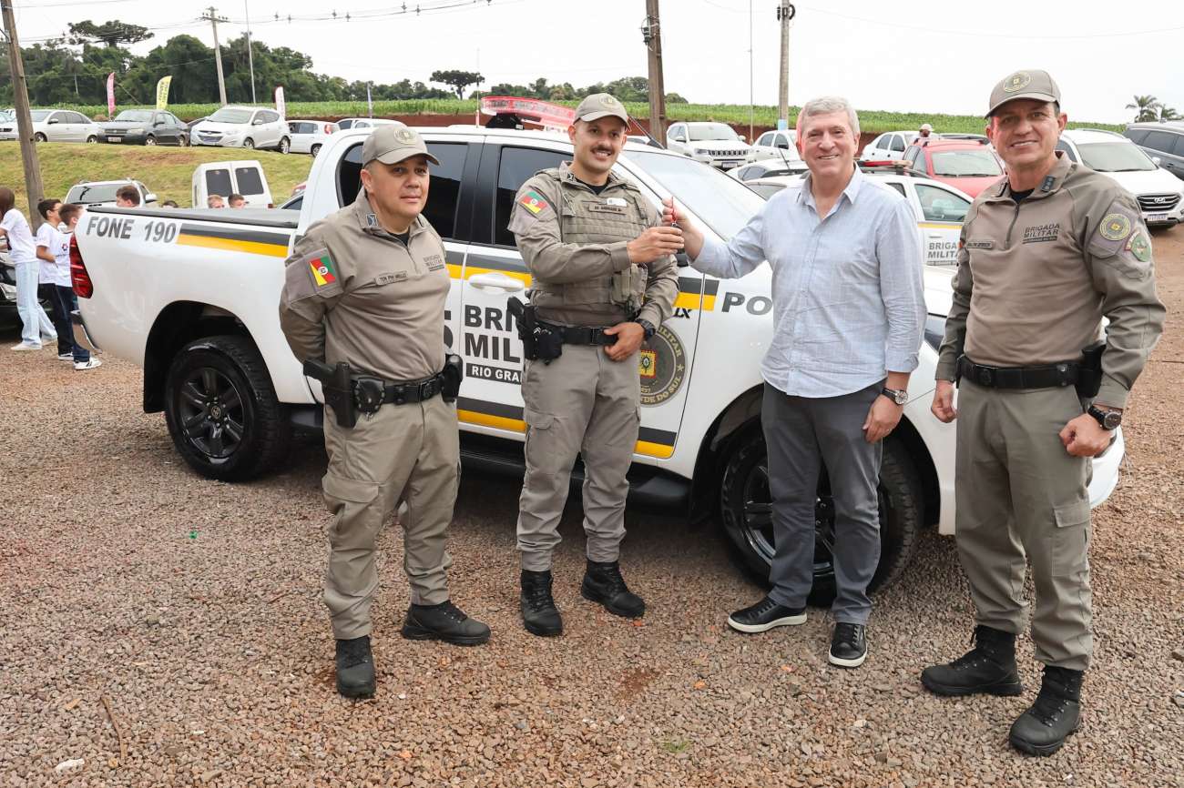 Duas novas viaturas reforçam frota da Brigada Militar em Tapejara e Água Santa