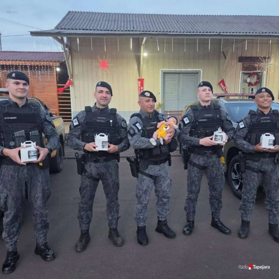 Policiais do 3º BPChoque salvam bebê engasgado em Erebango