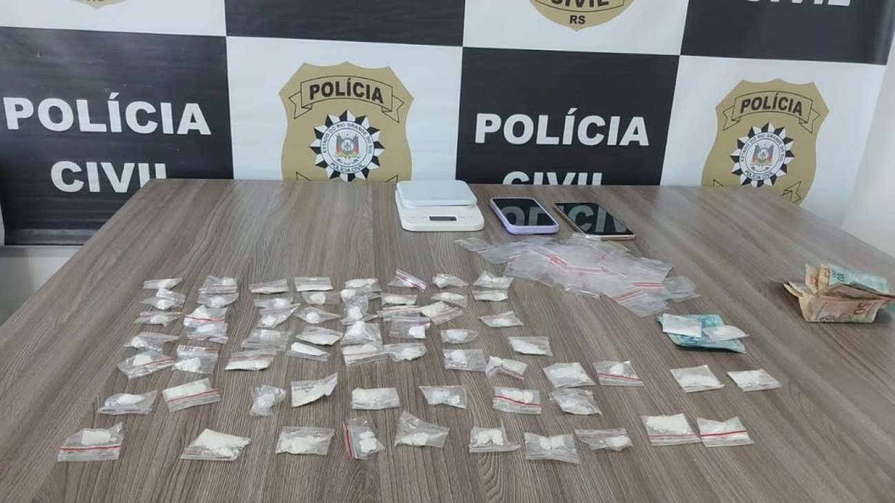 Casal é preso por tráfico de drogas em Guaporé