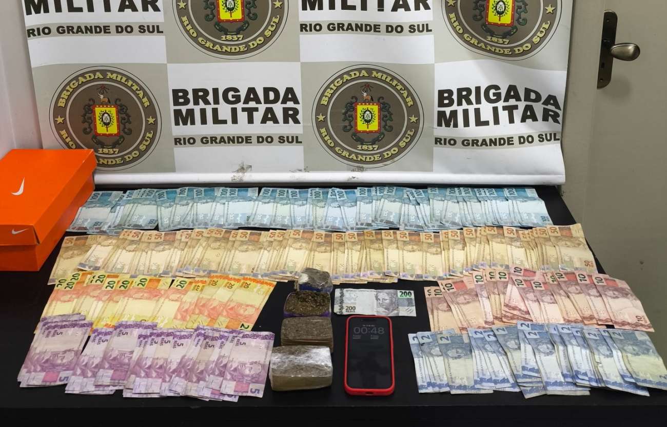 3º BPChq prende suspeito por tráfico de drogas em Passo Fundo