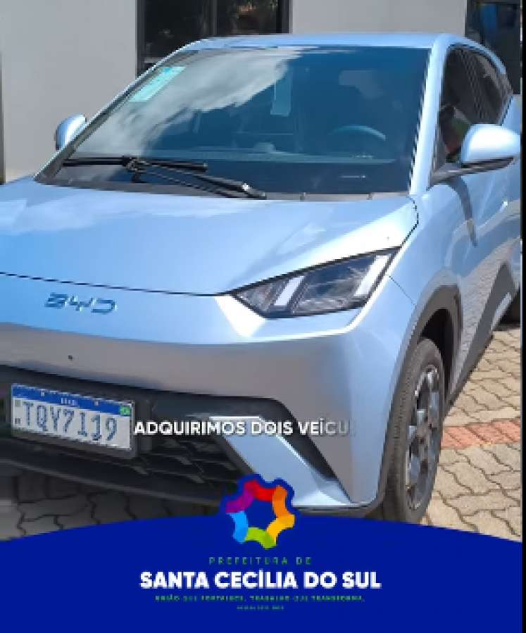 Santa Cecília do Sul adquire dois veículos elétricos para transporte de pacientes