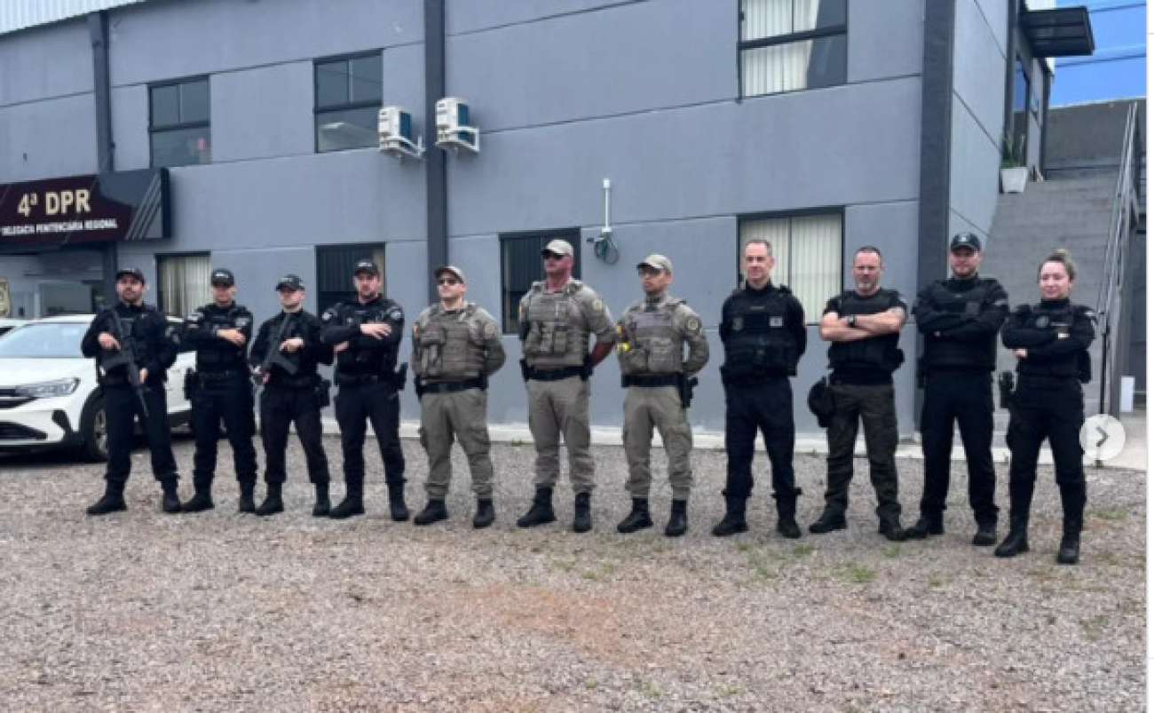 Polícia Penal e BM realizam operação conjunta em Passo Fundo