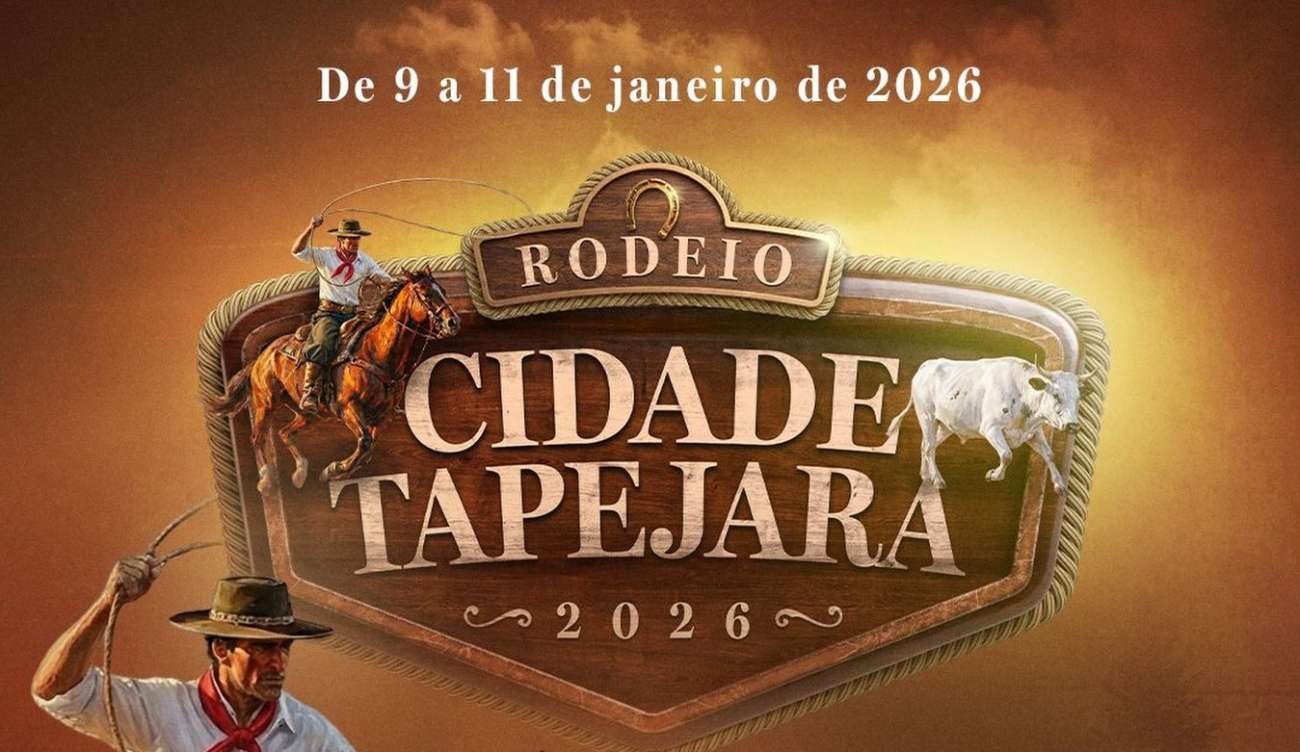Rodeio Cidade de Tapejara 2026 acontece de 9 a 11 de janeiro