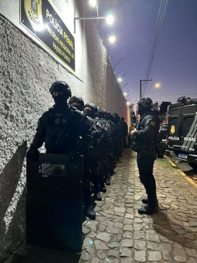 Polícia Penal realiza terceira operação no Presídio Regional de Passo Fundo e atinge recorde de revistas em dezembro