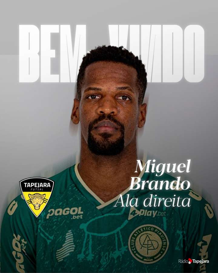 Reforço na ala: Miguel Brando chega ao Tapejara Futsal - Rádio Tapejara ...