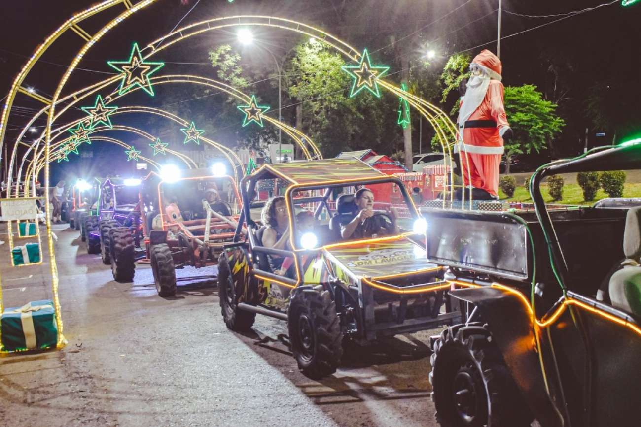 Último passeio de gaiolas encanta crianças no Natal dos Sonhos 2025 de Ibiaçá
