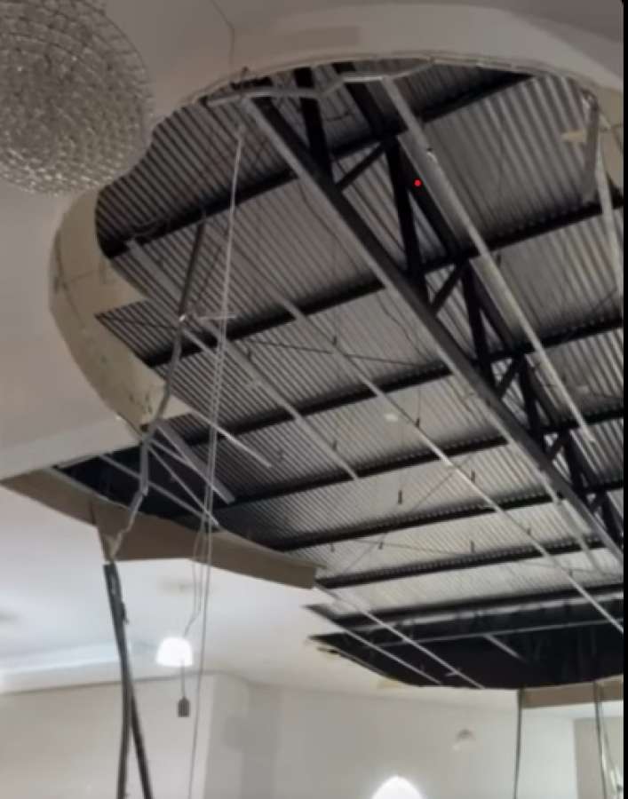 Temporal causa estragos e danos no Santuário de Santo Expedito do Sul