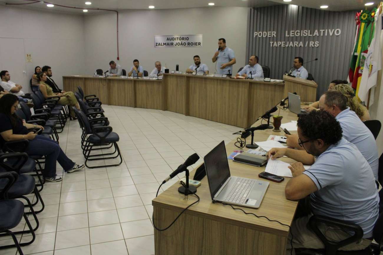 Vereadores do Progressistas e do MDB concorrem ao cargo de presidente da Câmara de Tapejara para 2026