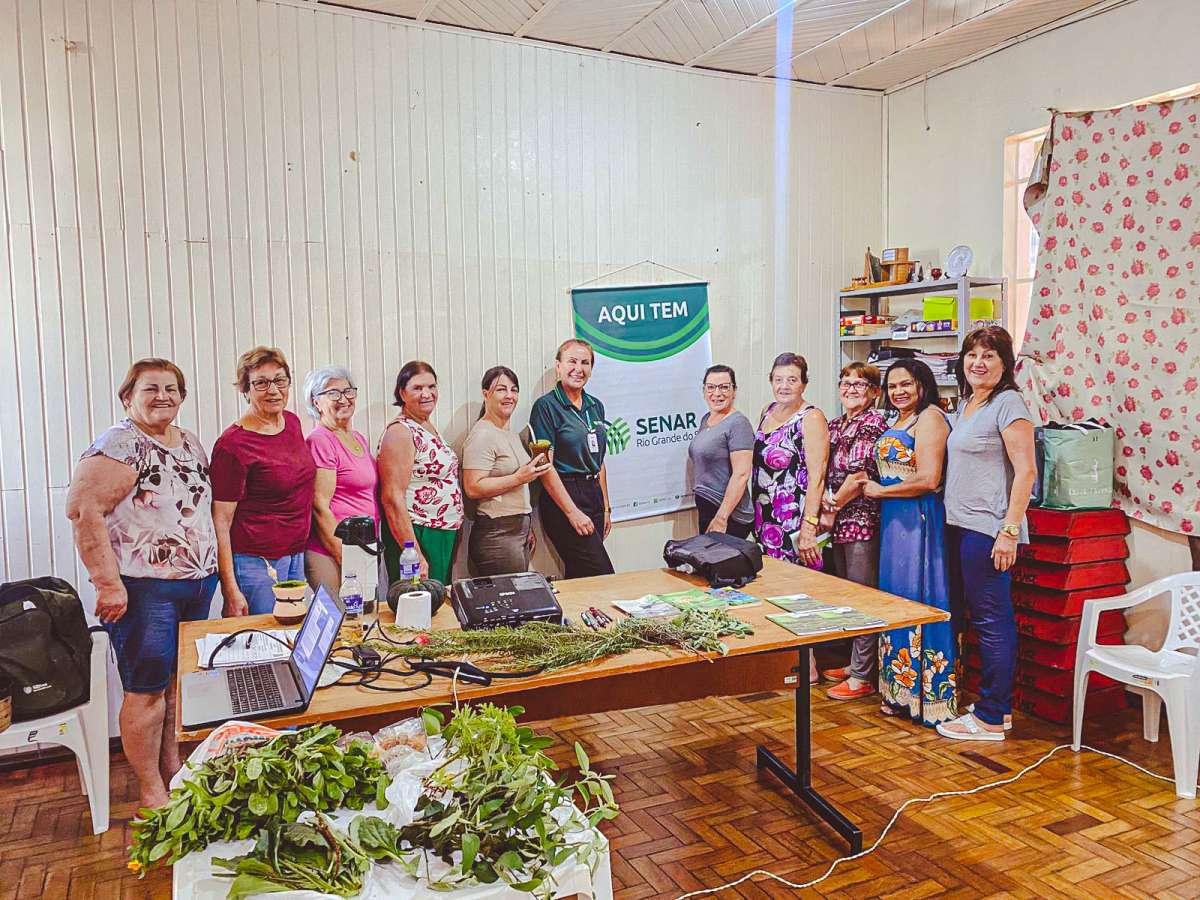 Curso de plantas medicinais fortalece vínculos no CRÁS de Ibiaçá