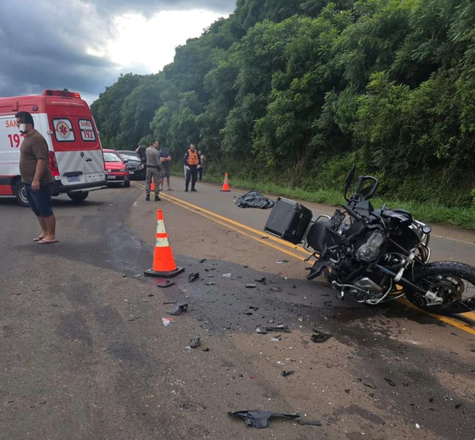 Grave acidente com óbito é registrado na RSC-153, em Passo Fundo
