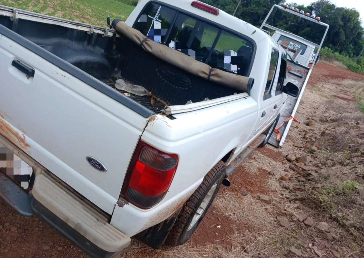 Ford Ranger furtada é recuperada pela Brigada Militar no interior de Passo Fundo