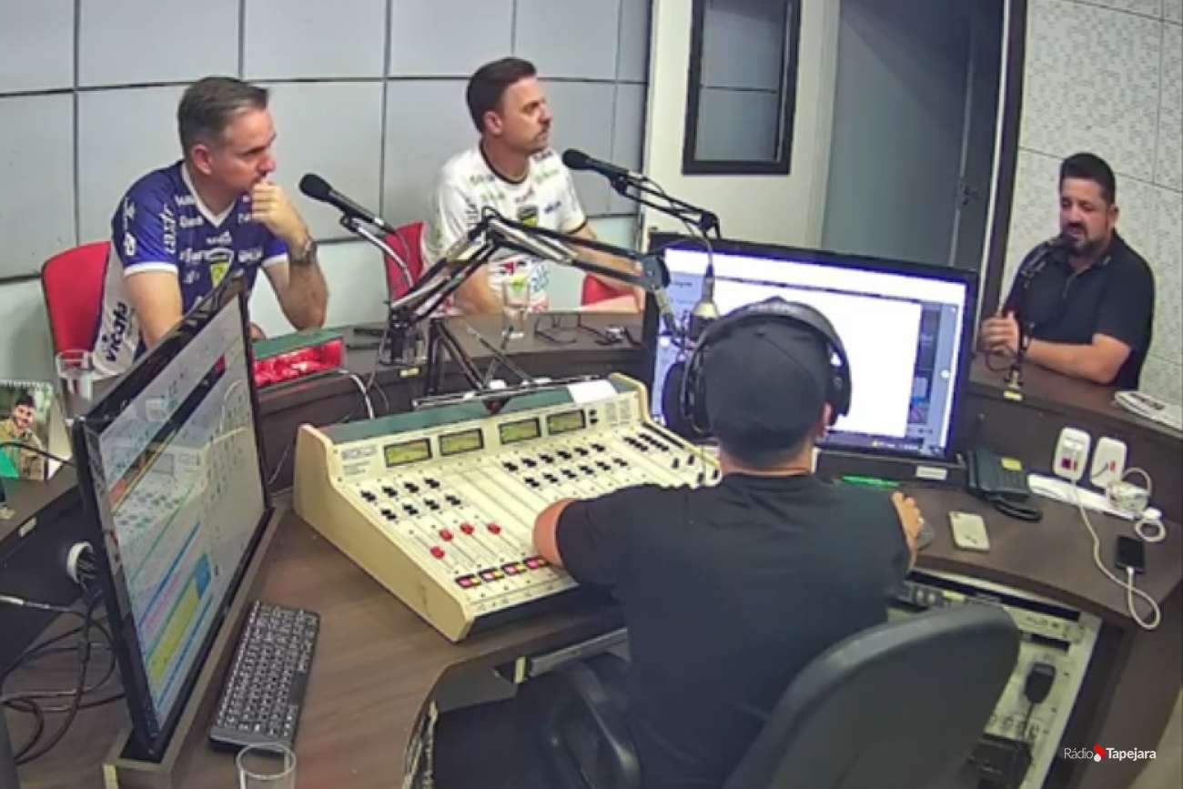 Tapejara Futsal: direção participa do Resenha Esportiva e detalha planejamento para a temporada 2026