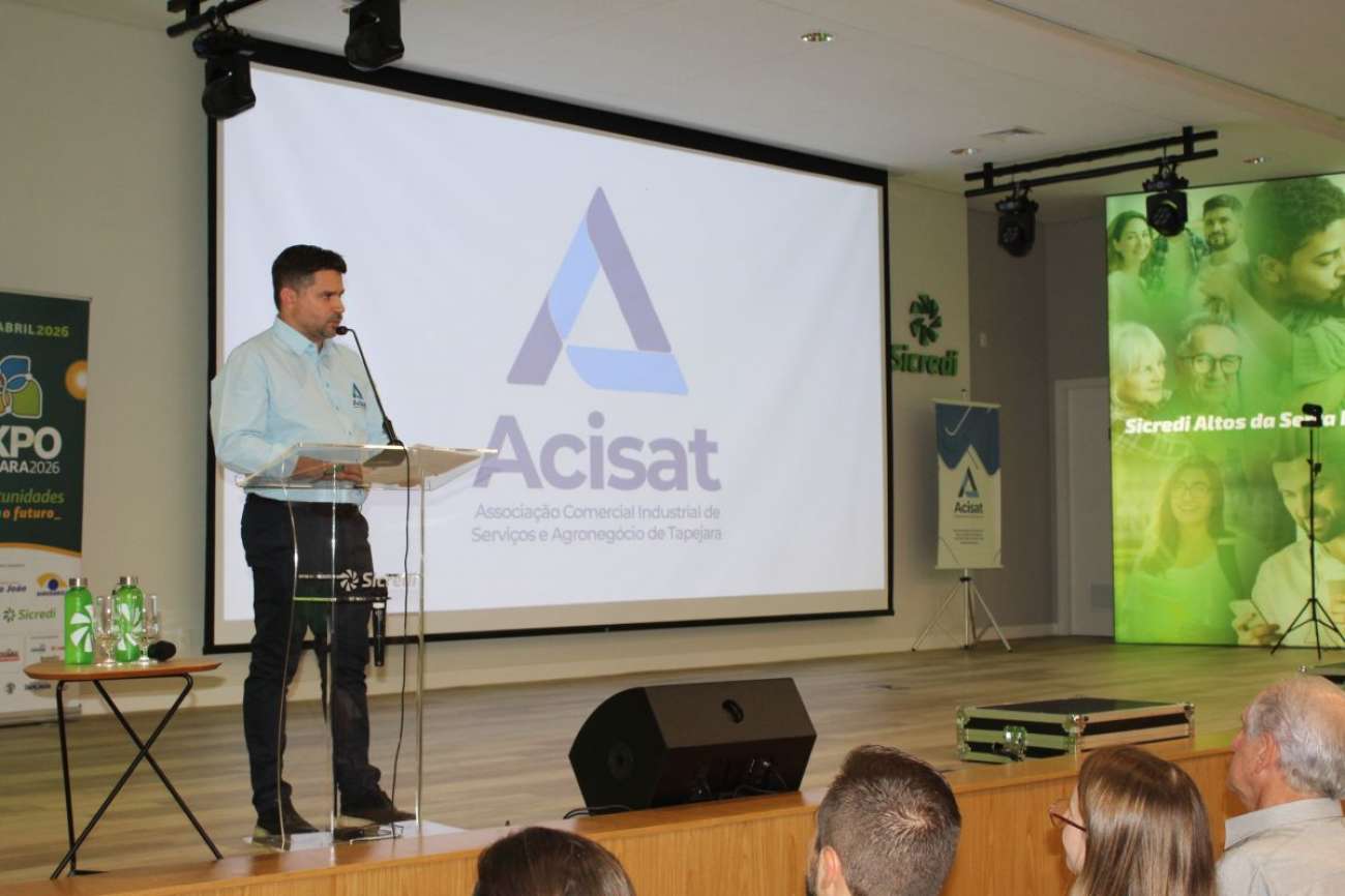 Acisat promove primeiro encontro de 2026 com palestra sobre cenário econômico