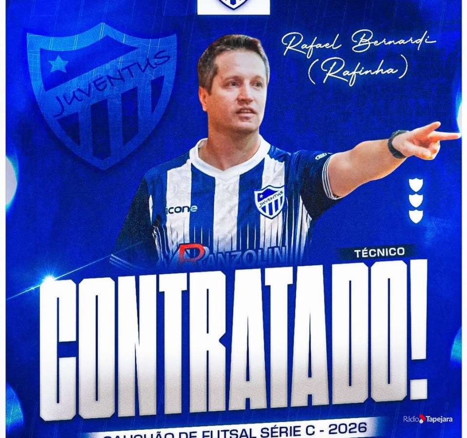 SERC Juventus anuncia Rafinha Bernardi como treinador para a primeira temporada profissional da equipe