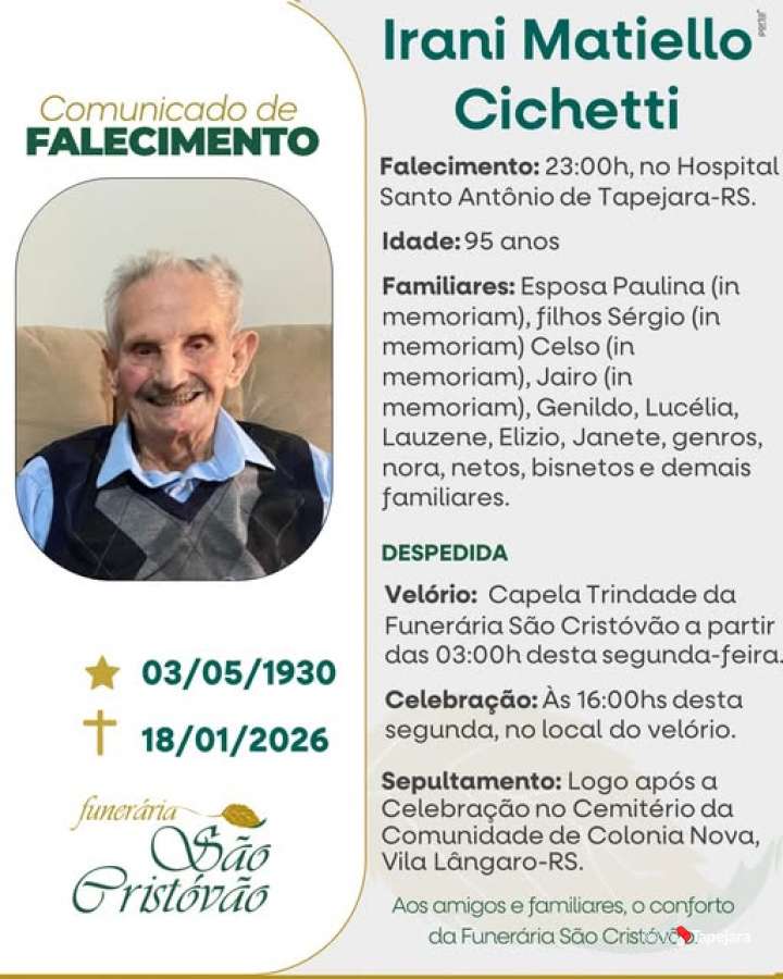 Irani Matiéllo Cichetti