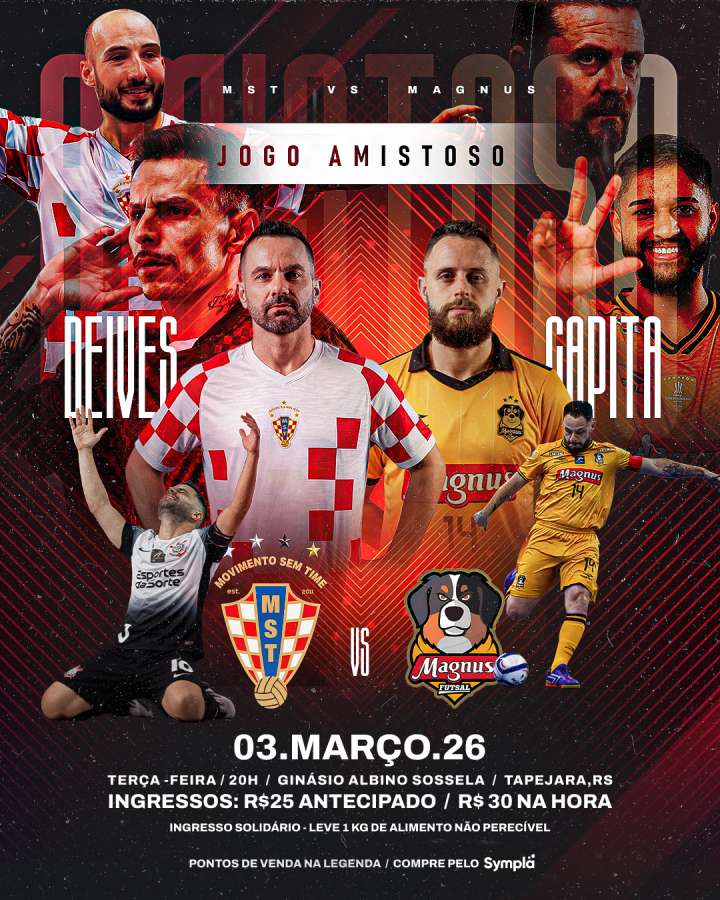 Momento histórico: Movimento Sem Time x Magnus Futsal