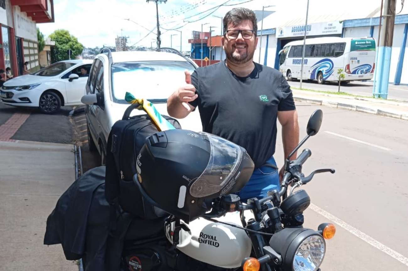 Tapejarense vai percorrer 1,7 mil quilômetros de moto para participar de manifestação em Brasília