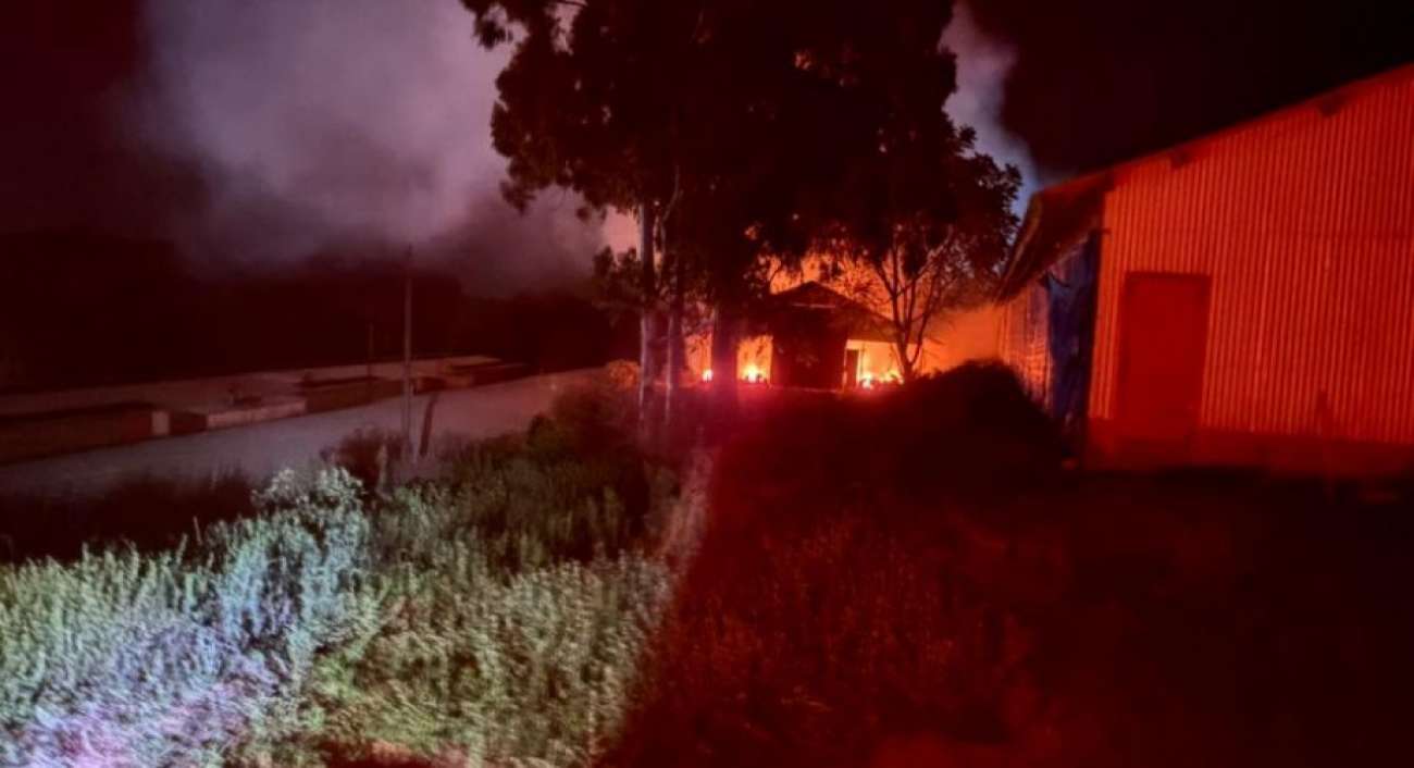 Bombeiros de Lagoa Vermelha atendem incêndio em aviário em Ciríaco