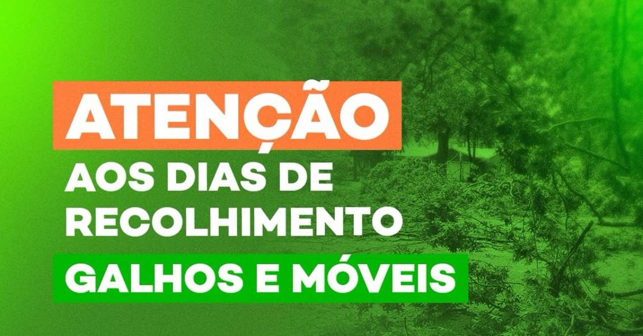 Prefeitura de Tapejara orienta população sobre dias corretos de recolhimento de galhos e móveis