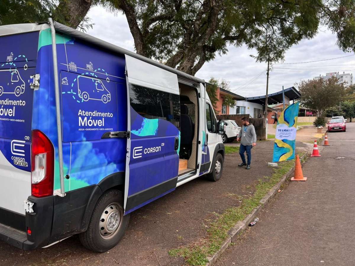Clientes da Corsan terão atendimento da Unidade Móvel em Sananduva e região