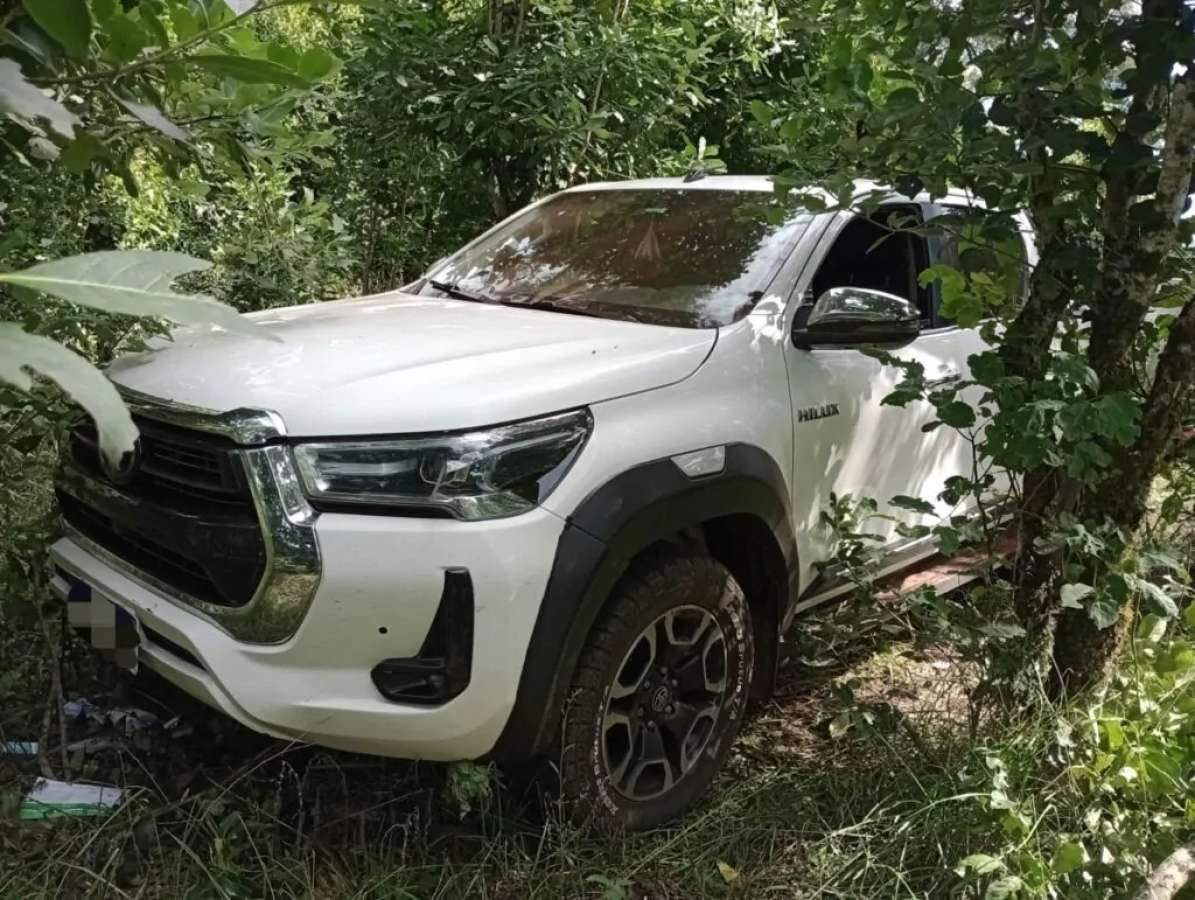 Caminhonete furtada em Passo Fundo é recuperada pela Brigada Militar em Mato Castelhano