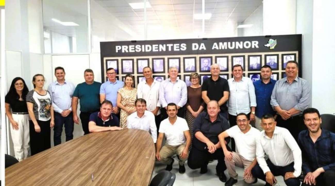 Prefeito de Santa Cecília do Sul, Leonardo Panisson, é o novo Presidente da AMUNOR