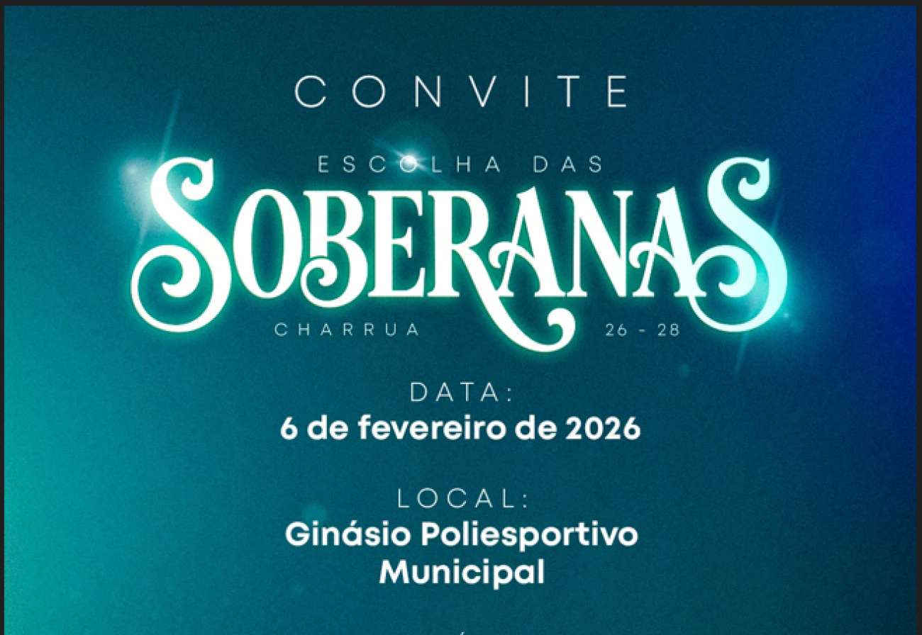 Charrua realiza Escolha das Soberanas na próxima sexta-feira