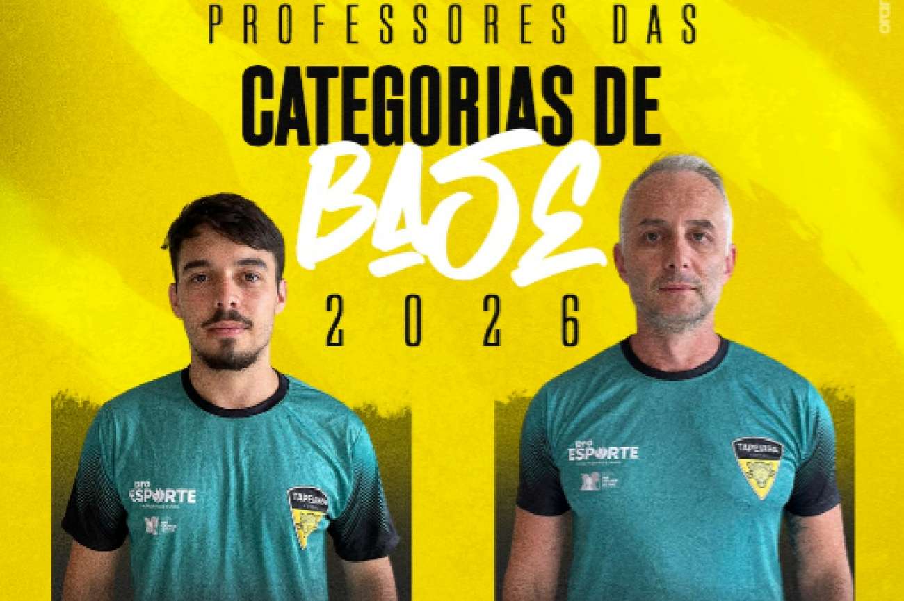 Tapejara Futsal renova treinadores da base para a temporada 2026