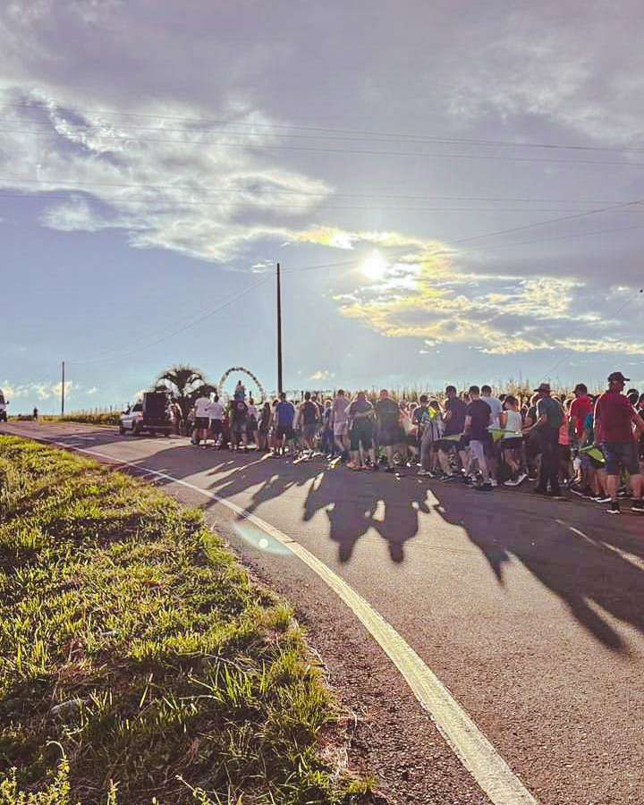 Caminhada Pe. Narciso Zanatta reúne fiéis em Ibiaçá e antecede a 74ª Romaria de Nossa Senhora Consoladora