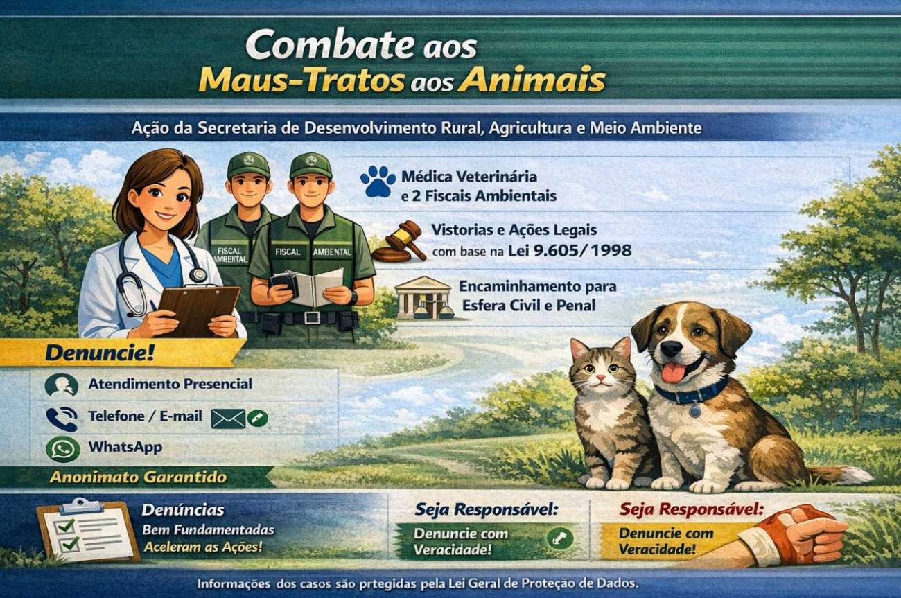 Tapejara reforça a atuação técnica no enfrentamento aos maus-tratos contra animais