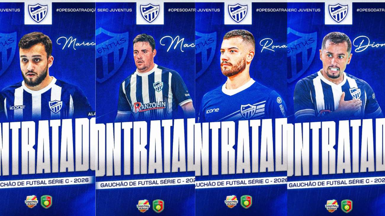 SERC Juventus confirma mais quatro contratações e oficializa filiação à Liga Gaúcha para a temporada 2026