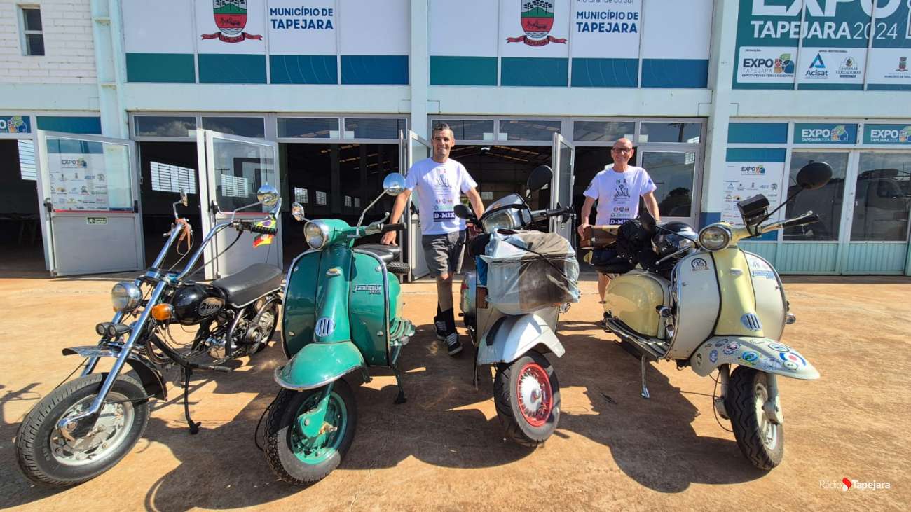 Encontro nacional de Lambrettas e Vespas acontece neste final de semana, em Tapejara